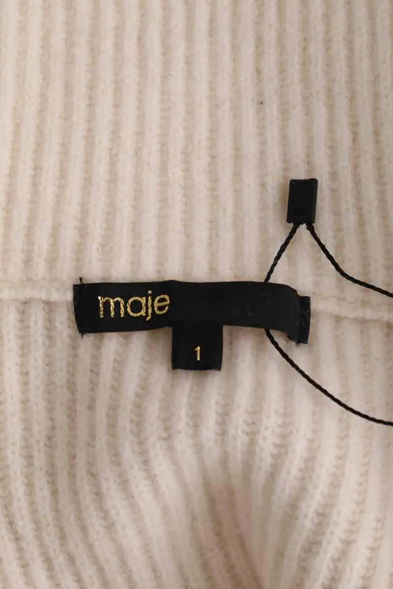 Pull Maje Ecru en Laine