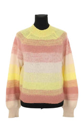 Pull Maje Jaune en Synthétique, taille S - Seconde Main