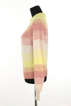 Pull Maje Jaune en Synthétique