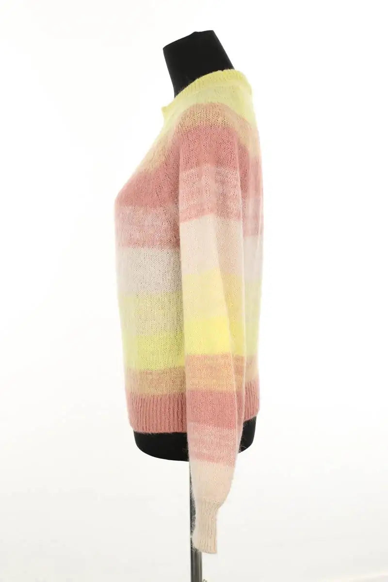 Pull Maje Jaune en Synthétique