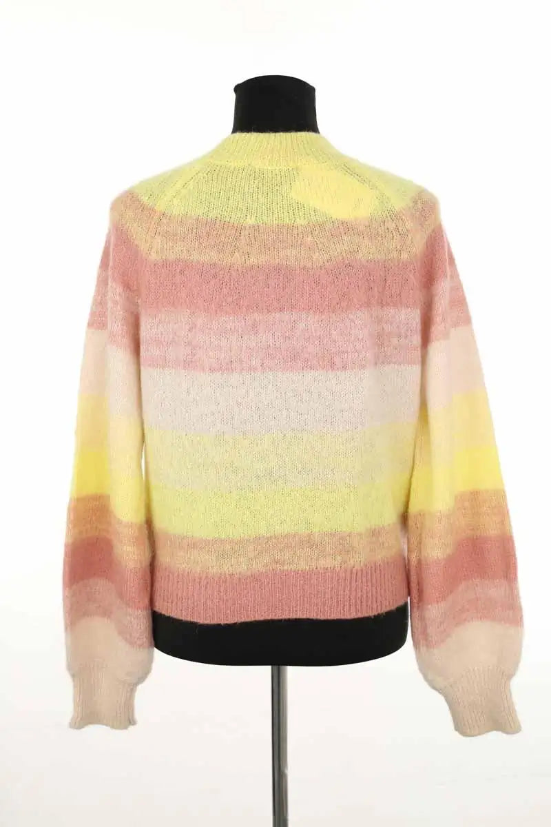 Pull Maje Jaune en Synthétique