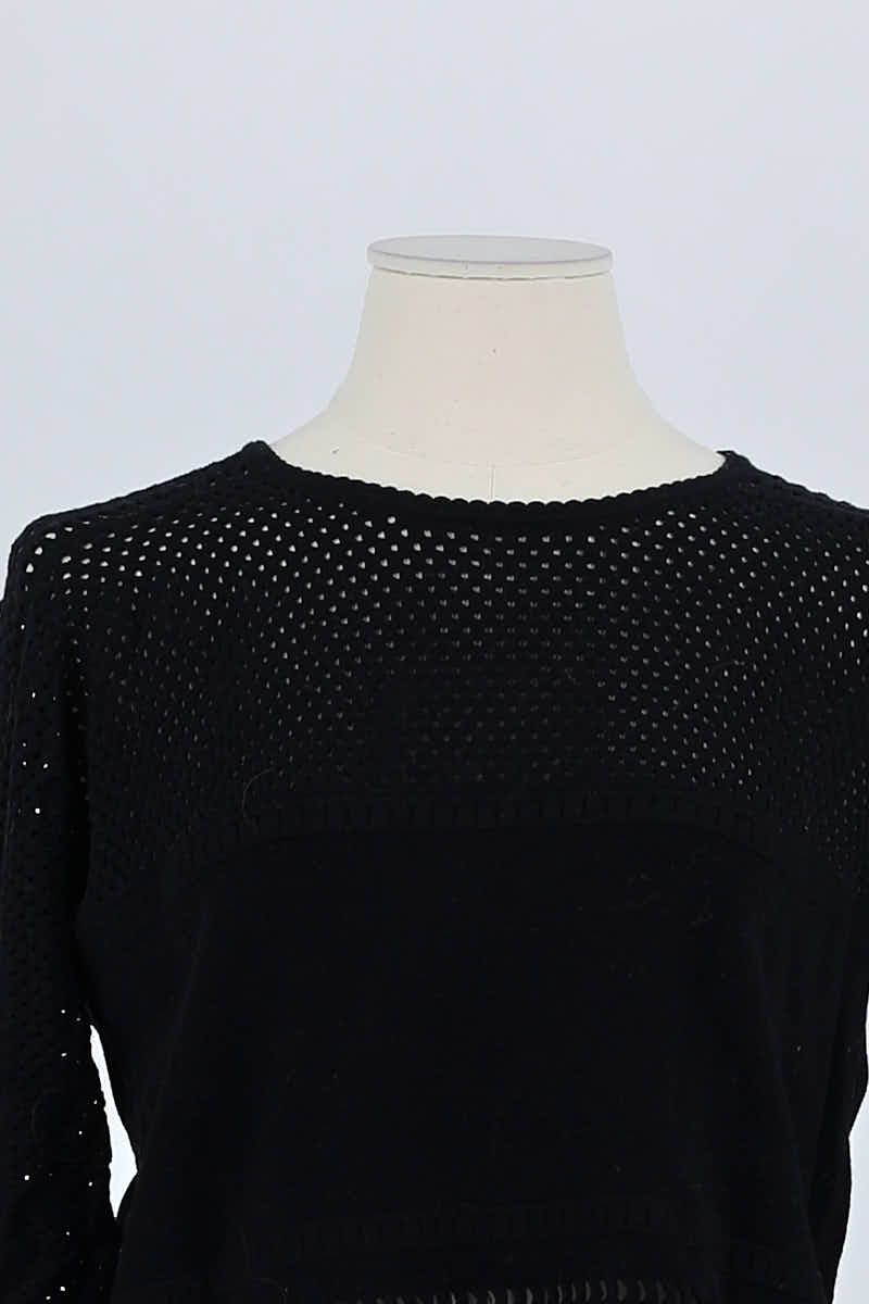 Pull Maje Noir en Coton