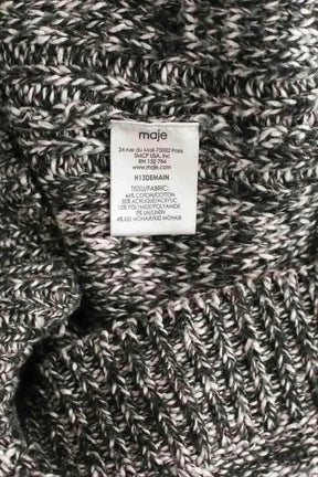 Pull Maje Noir en Coton