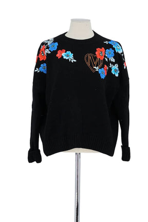 Pull Maje Noir en Laine, taille M - Seconde Main