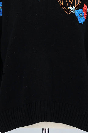 Pull Maje Noir en Laine