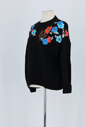 Pull Maje Noir en Laine