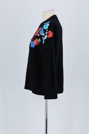 Pull Maje Noir en Laine