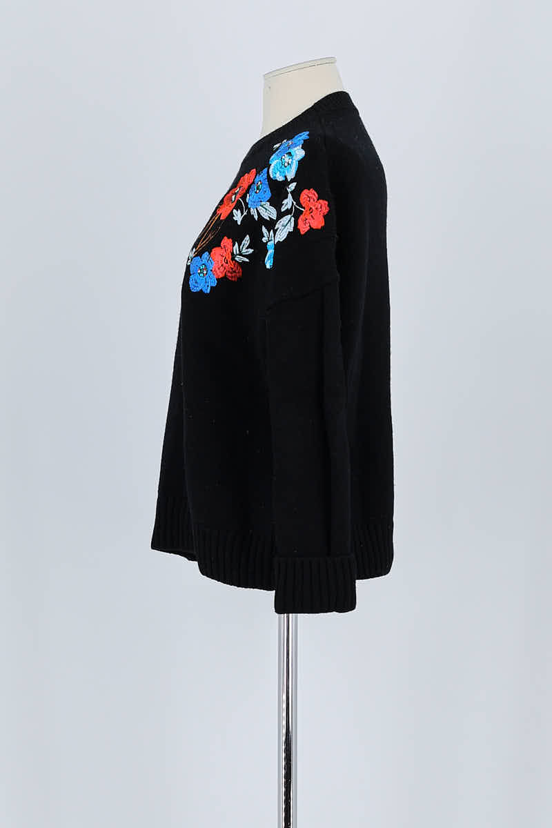 Pull Maje Noir en Laine
