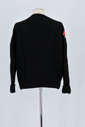 Pull Maje Noir en Laine