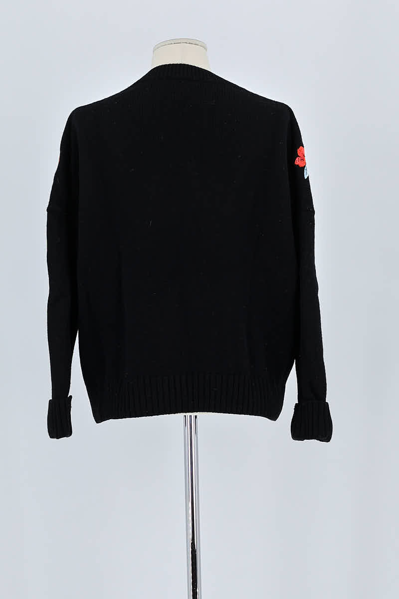 Pull Maje Noir en Laine