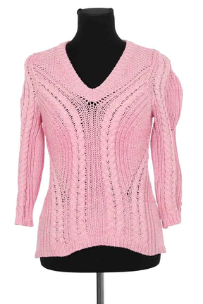 Pull Maje Rose en Coton, taille S - Seconde Main