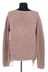 Pull Maje Rose en Synthétique, taille M - Seconde Main