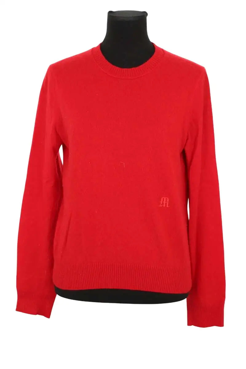 Pull Maje Rouge en Cachemire, taille S - Seconde Main