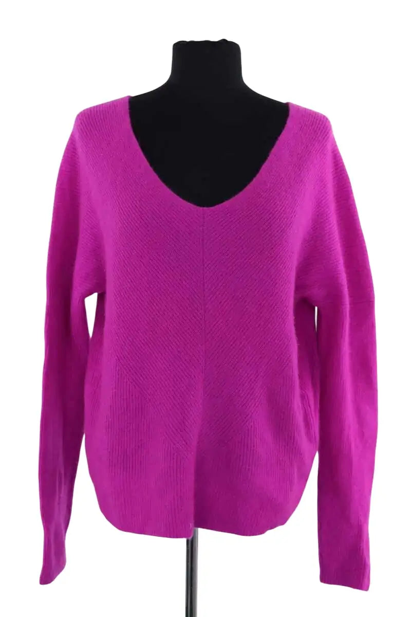 Pull Maje Violet en Cachemire, taille S - Seconde Main