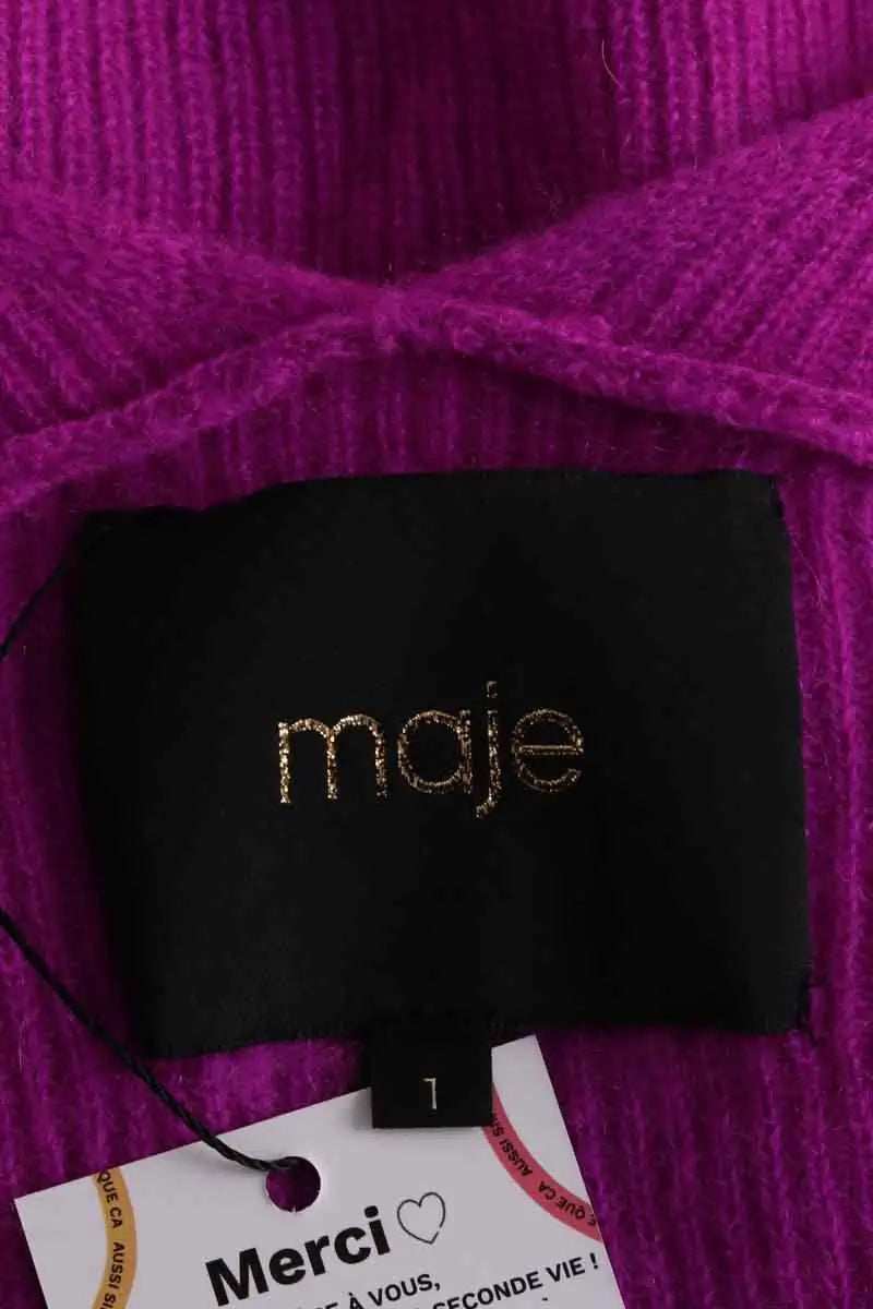 Pull Maje Violet en Cachemire