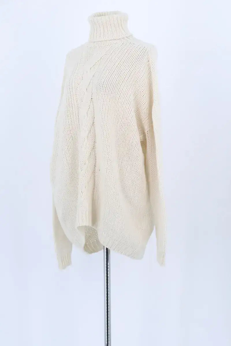 Pull Majestic Filatures Ecru en Laine