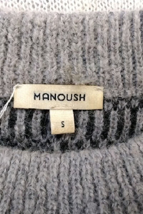 Pull Manoush Gris en Laine