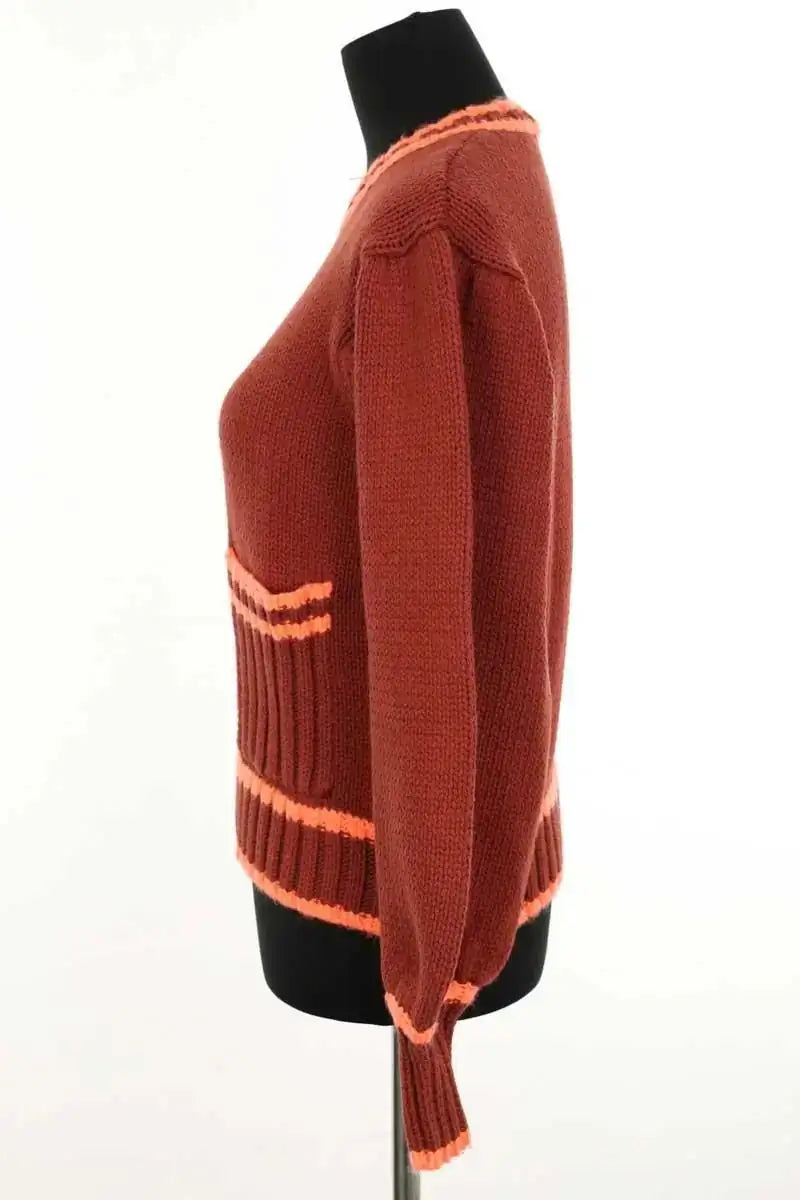 Pull Manoush Marron en Coton