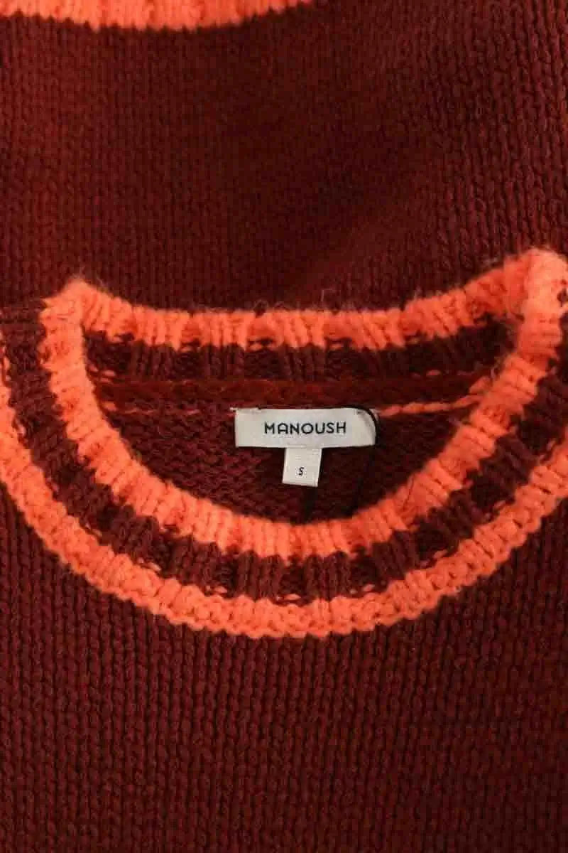 Pull Manoush Marron en Coton