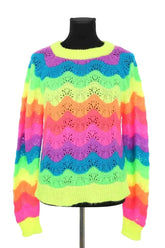 Pull Manoush Multicolore en Synthétique, taille S - Seconde Main