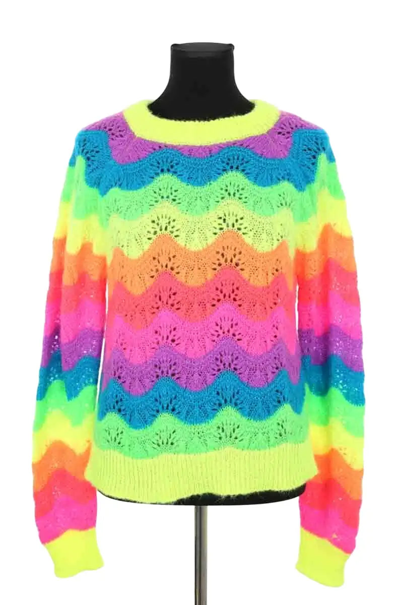 Pull Manoush Multicolore en Synthétique, taille S - Seconde Main