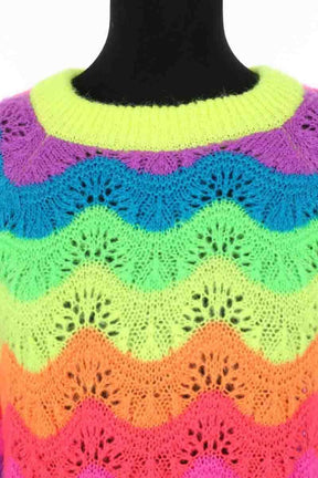 Pull Manoush Multicolore en Synthétique