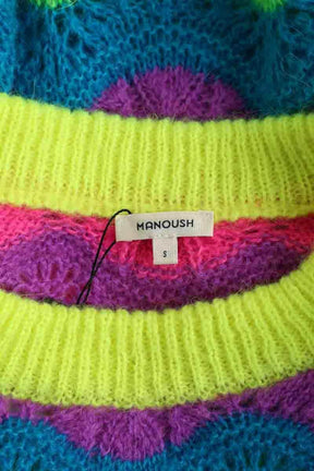 Pull Manoush Multicolore en Synthétique