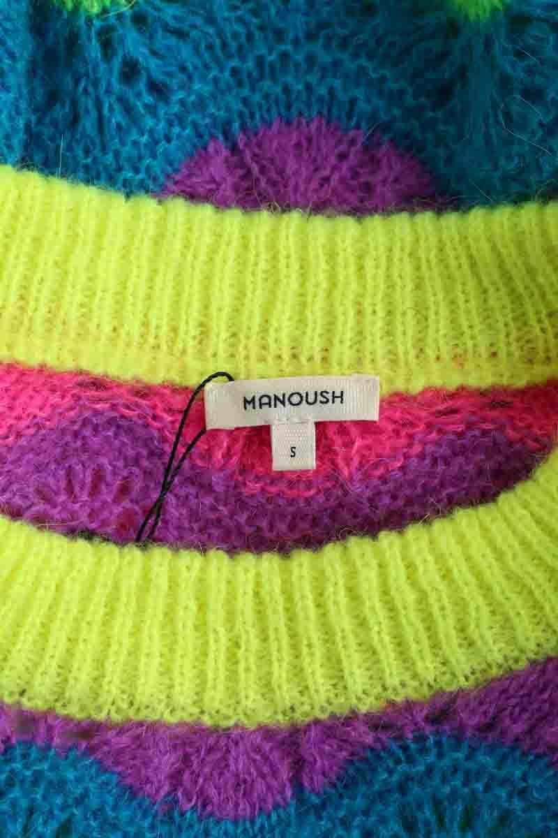 Pull Manoush Multicolore en Synthétique