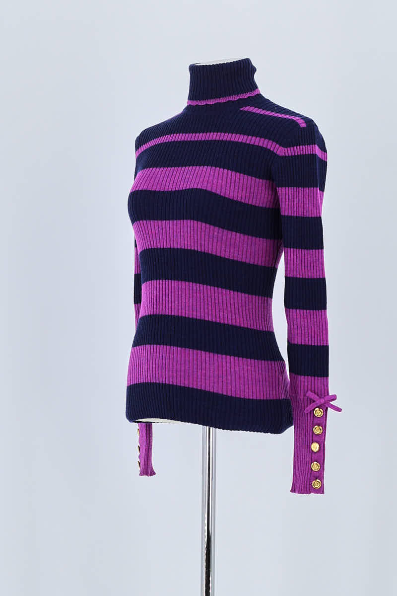 Pull Manoush Violet en Laine