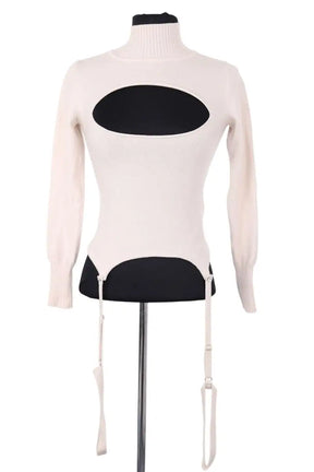 Pull Marcia Beige en Laine, taille S - Seconde Main