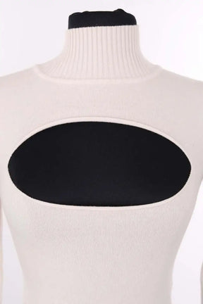 Pull Marcia Beige en Laine
