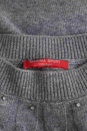 Pull Marina Rinaldi Gris en Laine