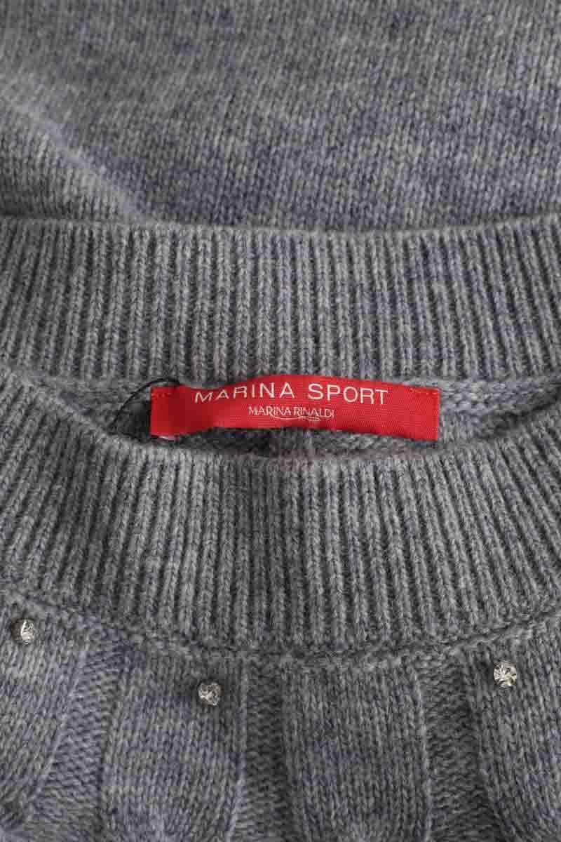 Pull Marina Rinaldi Gris en Laine