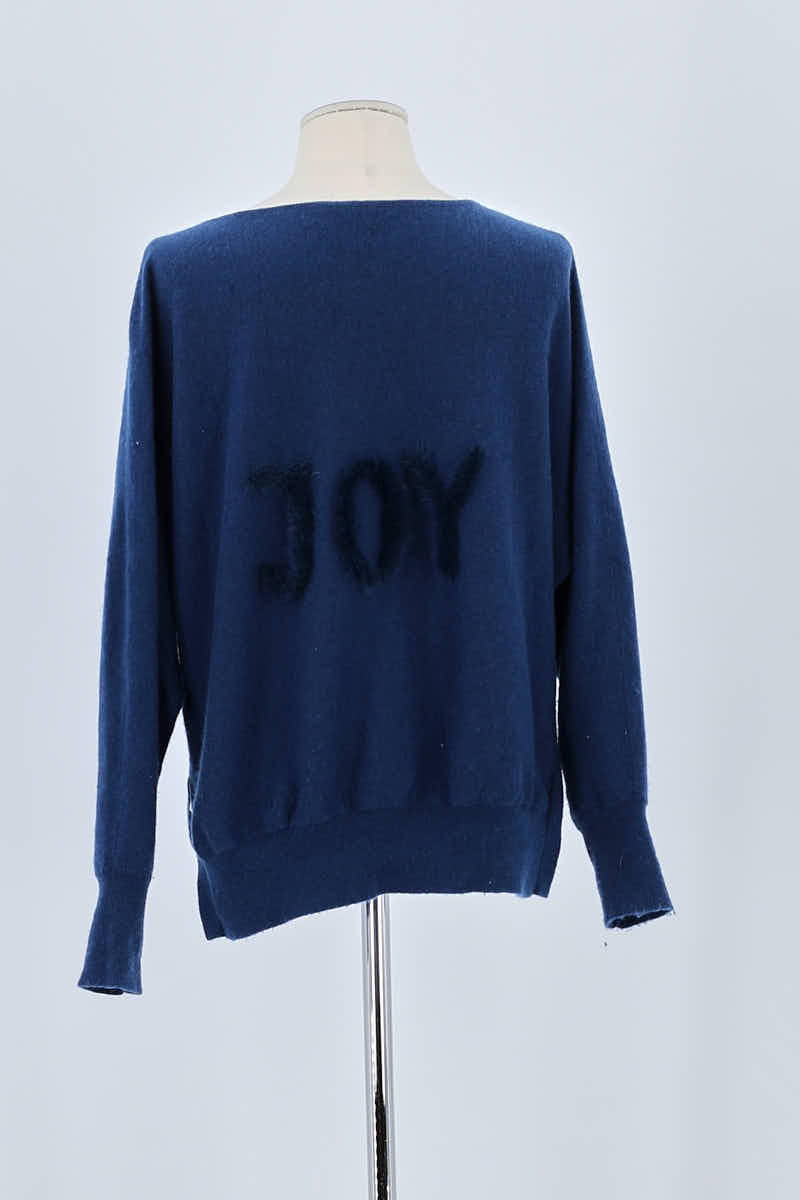 Pull Max & Moi Bleu en Laine