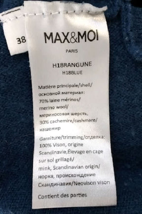 Pull Max & Moi Bleu en Laine