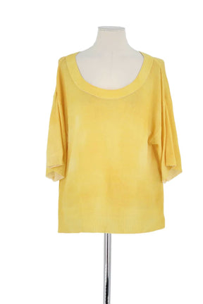 Pull Max & Moi Jaune en Cachemire, taille L - Seconde Main