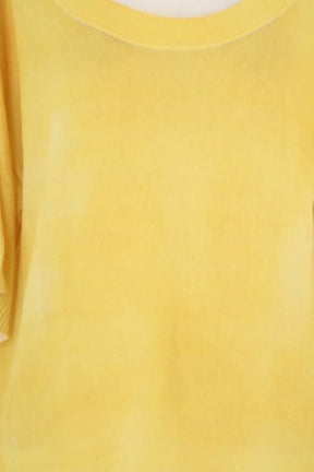 Pull Max & Moi Jaune en Cachemire