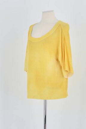 Pull Max & Moi Jaune en Cachemire