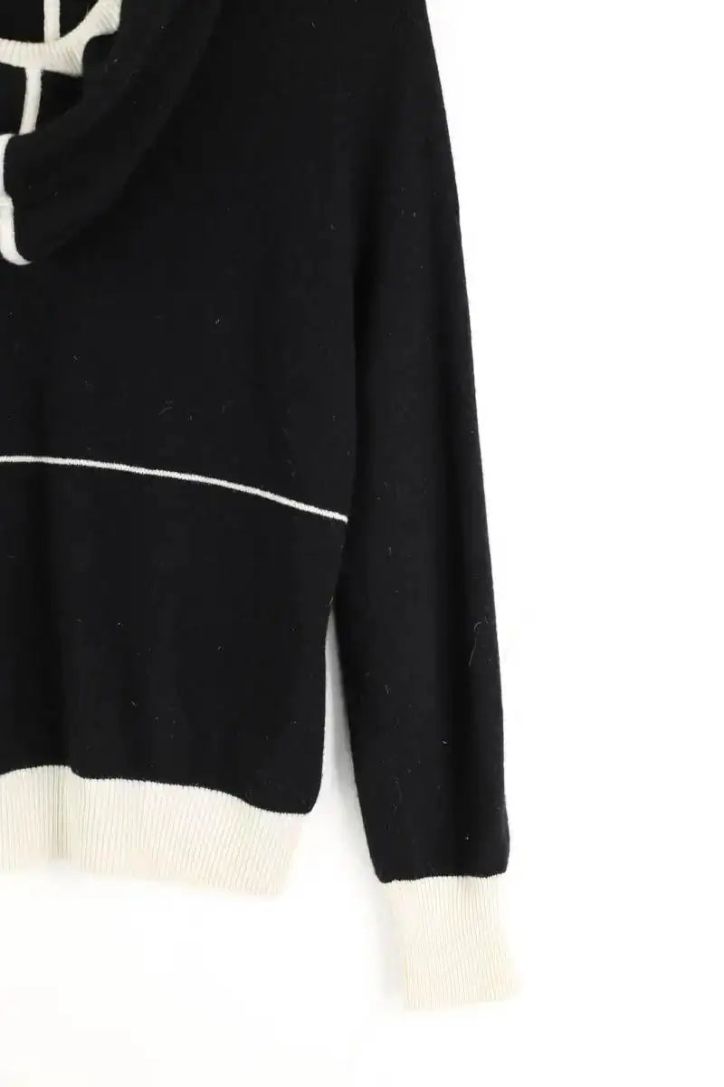 Pull Max & Moi Noir en Cachemire