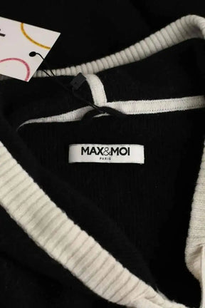 Pull Max & Moi Noir en Cachemire