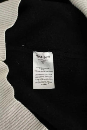Pull Max & Moi Noir en Cachemire