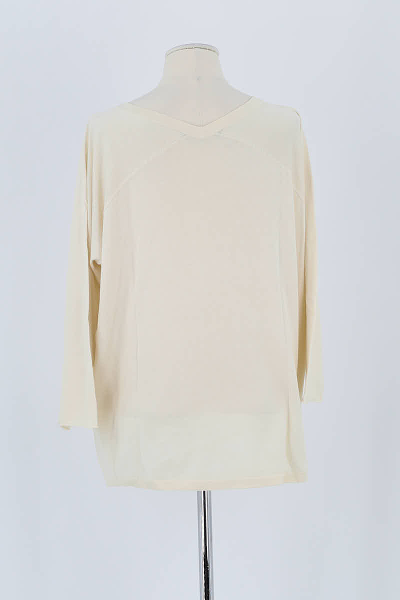 Pull Max Mara Beige en Coton