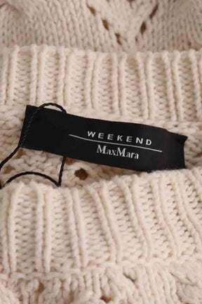 Pull Max Mara Ecru en Laine