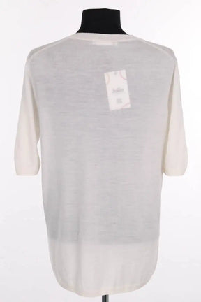 Pull Max Mara Ecru en Laine