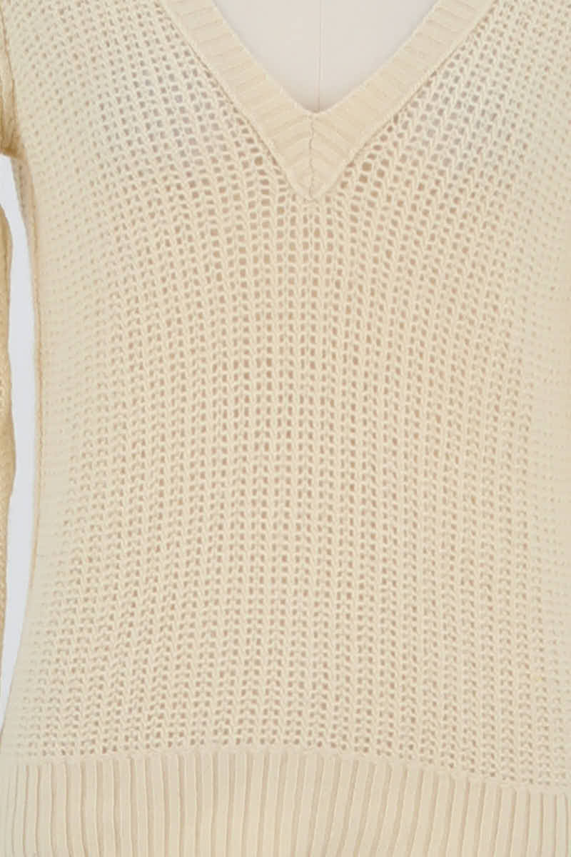 Pull Michael Kors Beige en Laine