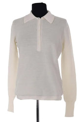 Pull Molli Ecru en Laine, taille S - Seconde Main