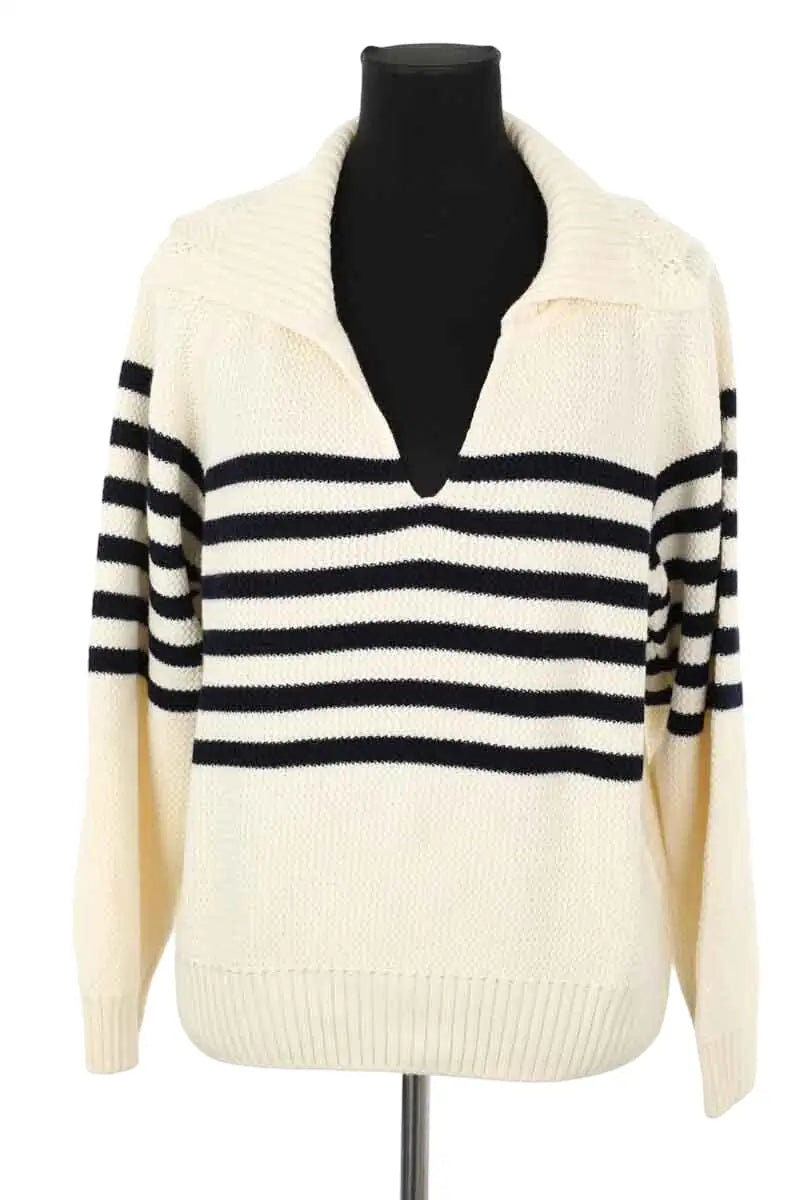 Pull Molli Ecru en Laine, taille S - Seconde Main