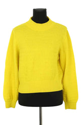 Pull Molli Jaune en Laine, taille S - Seconde Main