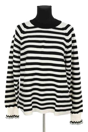 Pull Molli Noir en Laine, taille L - Seconde Main