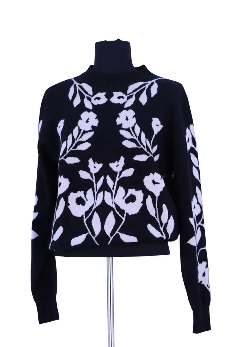 Pull Molli Noir en Laine, taille M - Seconde Main